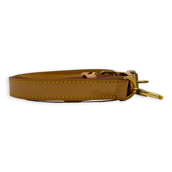 NA strap Beige in Calfskin, Gold hardware