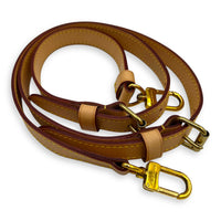 NA strap Beige in Calfskin, Gold hardware