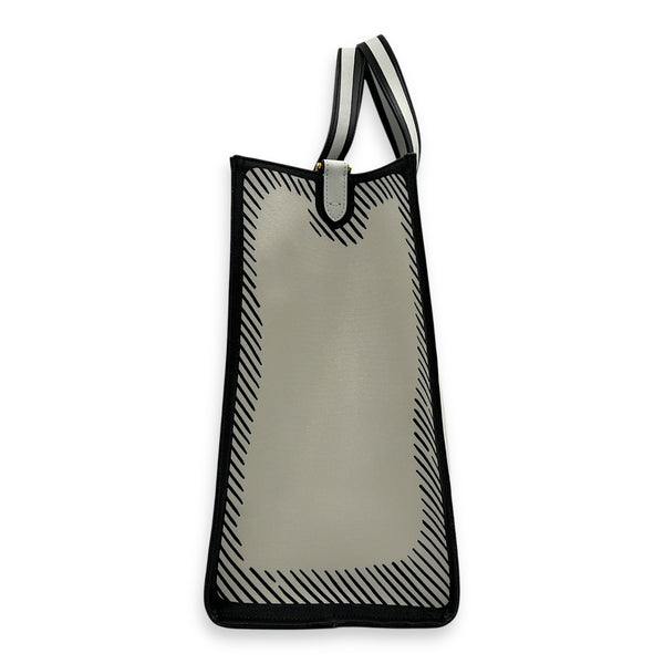 Logo Tote Bag Multi-colour in Calfskin, Gold hardware
