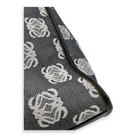 Anagram Top Handle Bag Silver in Canvas, Silver hardware