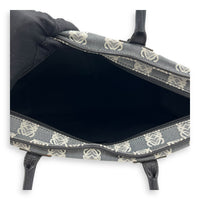 Anagram Top Handle Bag Silver in Canvas, Silver hardware