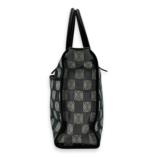 Anagram Top Handle Bag Silver in Canvas, Silver hardware