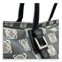 Anagram Top Handle Bag Silver in Canvas, Silver hardware