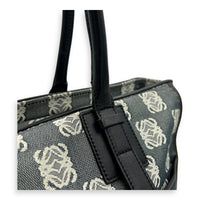 Anagram Top Handle Bag Silver in Canvas, Silver hardware