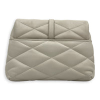 Le 57 Shoulder Bag White in Lambskin, Gold hardware