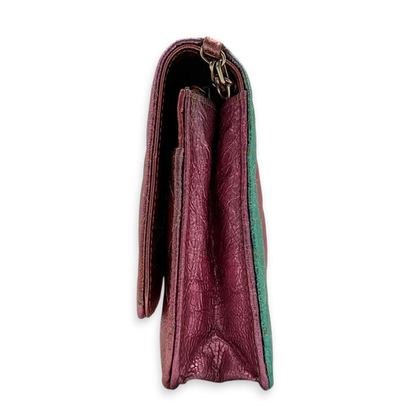 2.55 Wallet On Chain Multi-colour in Calfskin, Gold hardware