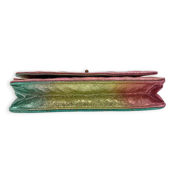 2.55 Wallet On Chain Multi-colour in Calfskin, Gold hardware