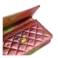 2.55 Wallet On Chain Multi-colour in Calfskin, Gold hardware