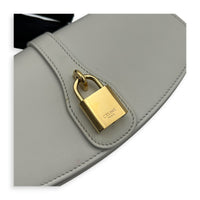 Tabou Shoulder Bag White in Calfskin, Gold hardware