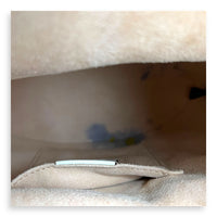 Horsebit 1955 Shoulder Bag White in Calfskin, Gold hardware