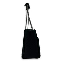 2.55 Black Tote Bag in Nubuck, Ruthenium hardware