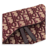 Oblique Belt Bag Red in Canvas, Gold hardware