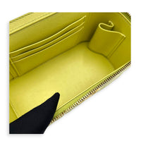 CC Vanity Bag Green in Lambskin, Gold hardware