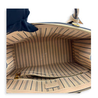 Pont Neuf Top Handle Bag Beige in Empreinte Leather, Gold hardware