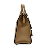 Pont Neuf Top Handle Bag Beige in Empreinte Leather, Gold hardware