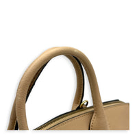 Pont Neuf Top Handle Bag Beige in Empreinte Leather, Gold hardware