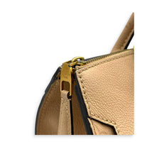 Pont Neuf Top Handle Bag Beige in Empreinte Leather, Gold hardware