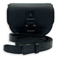 Gallop Crossbody Bag Black in Calfskin, Mixed hardware