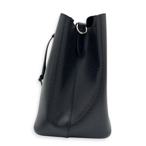 NeoNoe Bucket Bag Black in Epi Leather, Silver hardware