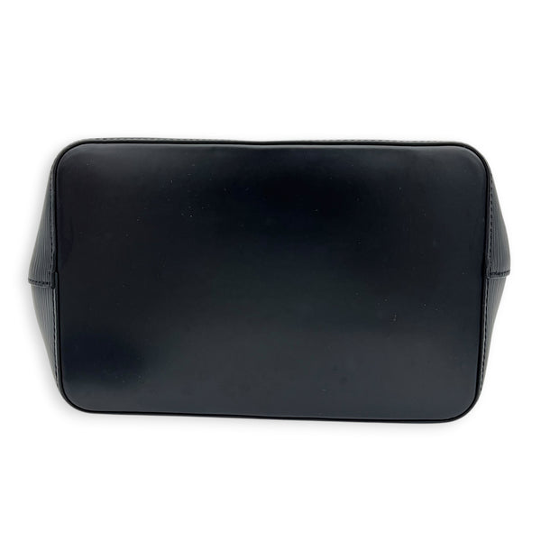 NeoNoe Bucket Bag Black in Epi Leather, Silver hardware
