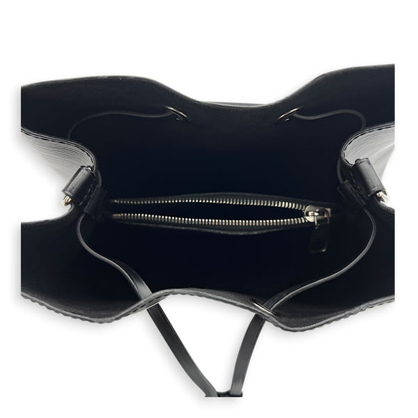 NeoNoe Bucket Bag Black in Epi Leather, Silver hardware
