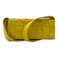 Cassette Crossbody Bag Yellow in Calfskin