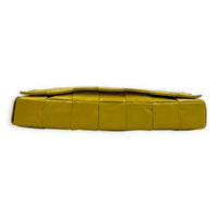 Cassette Crossbody Bag Yellow in Calfskin