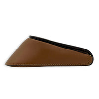 Voltaire Mini Brown Top Handle Bag in Calfskin, Gold hardware