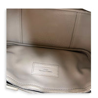 Le 5 A 7 Small Beige Shoulder Bag in Calfskin, Silver hardware