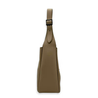 Le 5 A 7 Small Beige Shoulder Bag in Calfskin, Silver hardware