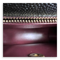 23A Backpack in Caviar Leather, Gold hardware