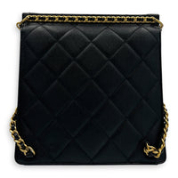 23A Backpack in Caviar Leather, Gold hardware