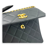 23A Backpack in Caviar Leather, Gold hardware