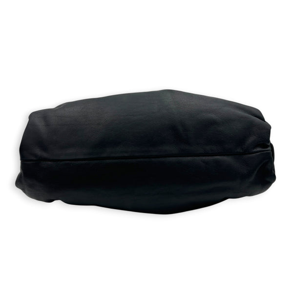 The Pouch Shoulder Bag Black in Lambskin