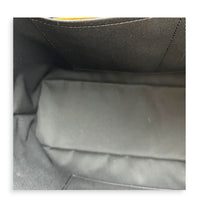 Lock It Top Handle Bag Brown in Coated Canvas, Gold hardware