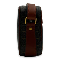 Le Monogramme Crossbody Bag Brown in Coated Canvas, Gold hardware