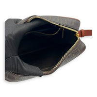 Le Monogramme Crossbody Bag Brown in Coated Canvas, Gold hardware