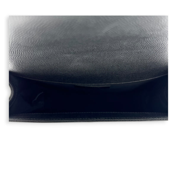 Boy Shoulder Bag Medium Black in Caviar Leather, Gold hardware