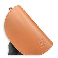 Gate Shoulder Bag Brown in Calfskin, Gold hardware