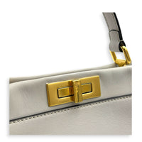 Peekaboo Top Handle Bag Multi-colour in Calfskin, Gold hardware