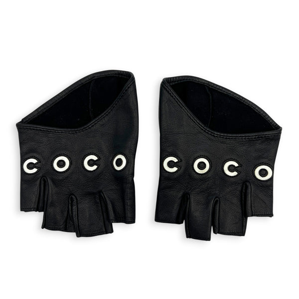 Coco Gloves Black in Calfskin