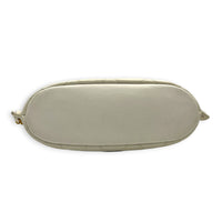 Chain Flap CC Shoulder Bag White in Calfskin, Gold hardware