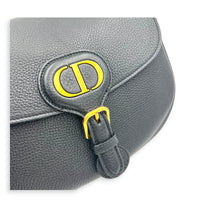 Bobby Shoulder Bag Black in Calfskin, Gold hardware