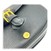 Bobby Shoulder Bag Black in Calfskin, Gold hardware