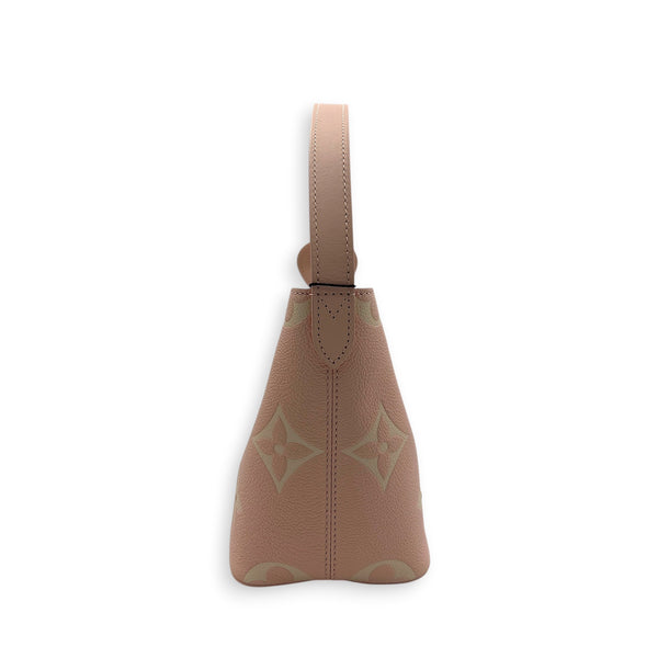 All In Top Handle Bag BB Pink in Monogram Empreinte Leather, Gold hardware