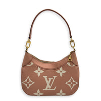 Bagatelle Shoulder Bag Pink in Empreinte Leather, Gold hardware