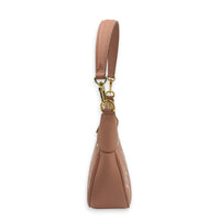 Bagatelle Shoulder Bag Pink in Empreinte Leather, Gold hardware