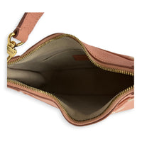 Bagatelle Shoulder Bag Pink in Empreinte Leather, Gold hardware