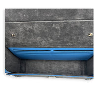 Baguette Box Shoulder Bag Black in Canvas, Silver hardware