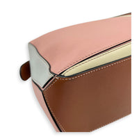 Puzzle Small Multi-colour Shoulder Bag in Calfskin, Silver hardware